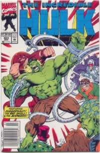 Incredible Hulk #403 with Juggernaut and the Avengers