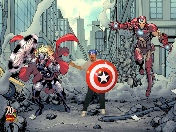 Crazy Eli is Captain America